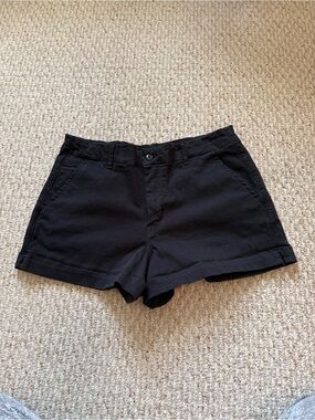 American Eagle Black Women's Casual Cotton Shorts